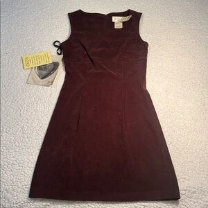 Vintage 1990’s XOXO Chocolate Brown Dress NWT